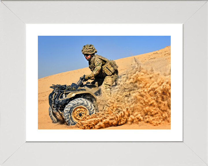 British Army Yamaha Grizzly 450 Quad Bike Afghanistan 2025