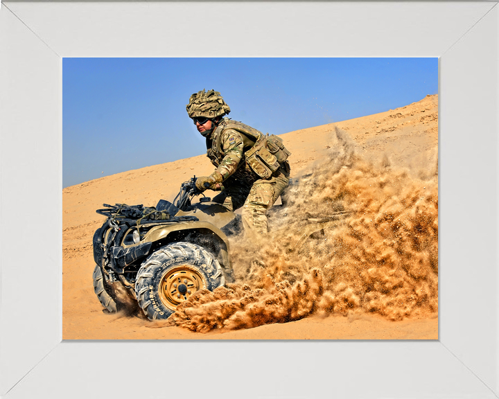 British Army Yamaha Grizzly 450 Quad Bike Afghanistan 2025