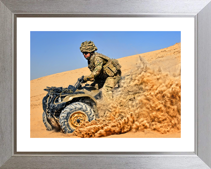 British Army Yamaha Grizzly 450 Quad Bike Afghanistan 2025