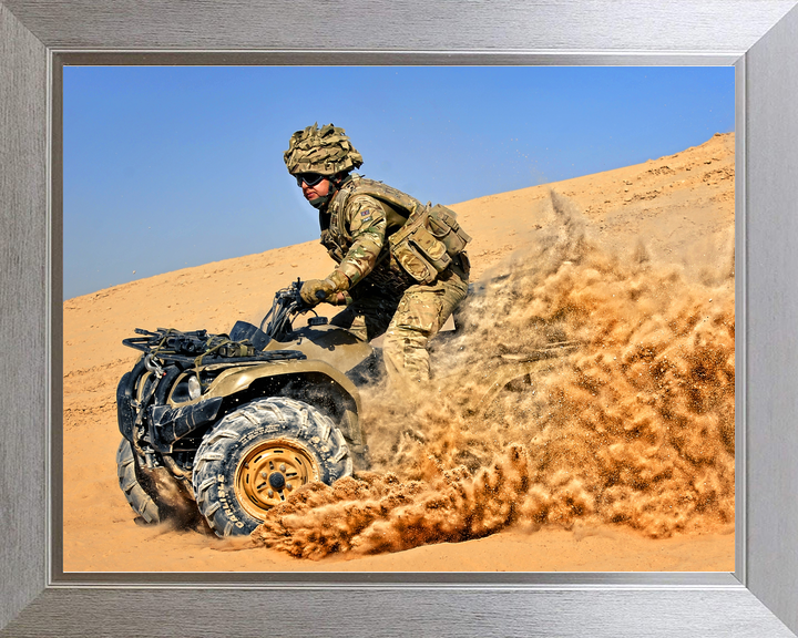 British Army Yamaha Grizzly 450 Quad Bike Afghanistan 2025