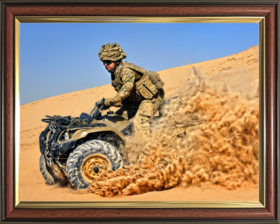 British Army Yamaha Grizzly 450 Quad Bike Afghanistan 2025