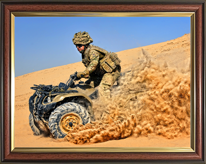 British Army Yamaha Grizzly 450 Quad Bike Afghanistan 2025
