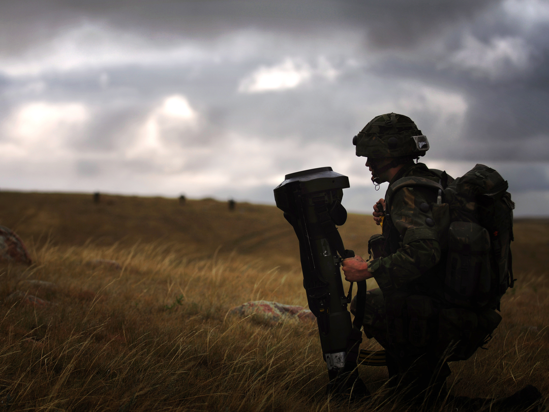 Soldier with Light Anti Tank Weapon Photo Print - British Army Hampshire Prints