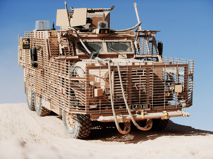 British Army Wolfhound Vehicle Afghanistan 2010