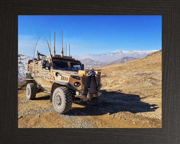 British Army Foxhound Vehicle Afghanistan 2017