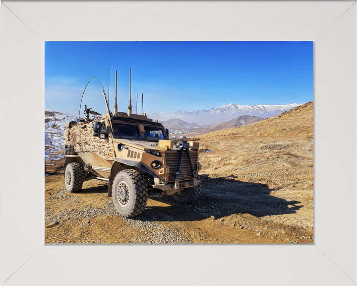 British Army Foxhound Vehicle Afghanistan 2017
