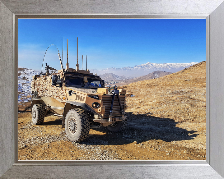 British Army Foxhound Vehicle Afghanistan 2017