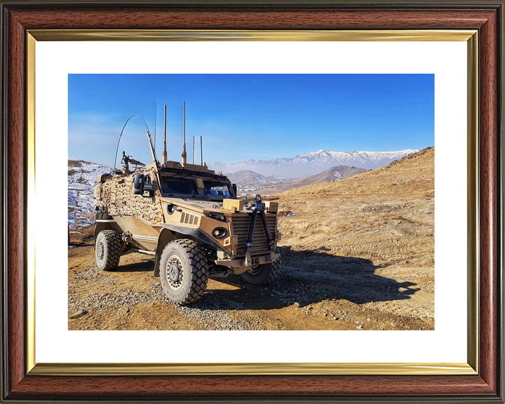 British Army Foxhound Vehicle Afghanistan 2017