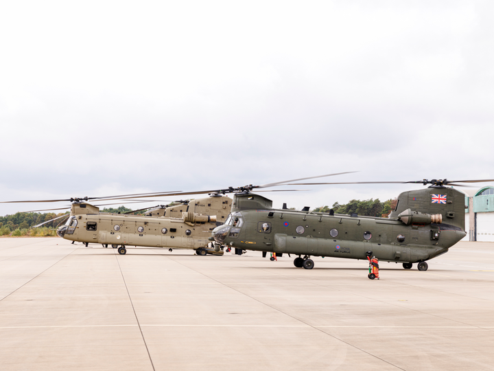 RAF 18 Squadron Chinook Exercise Medic Falcon August 2026