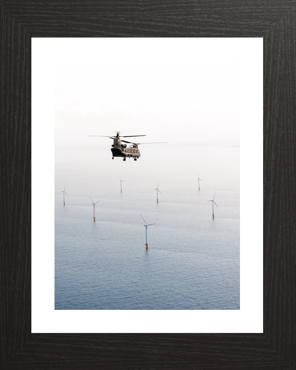 RAF 18 Squadron Chinook Over Offshore Wind Farm August 2026