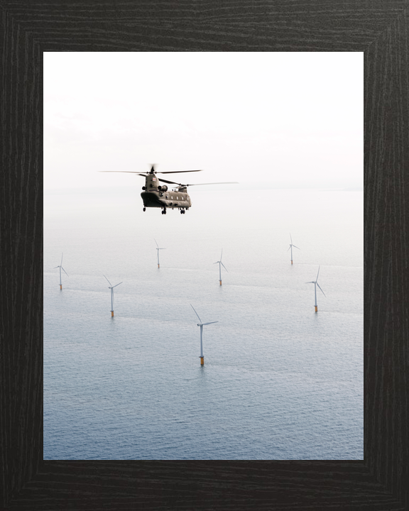 RAF 18 Squadron Chinook Over Offshore Wind Farm August 2026