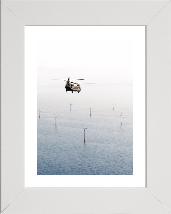 RAF 18 Squadron Chinook Over Offshore Wind Farm August 2026
