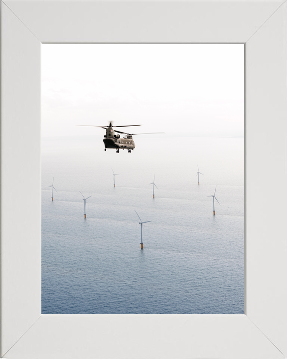 RAF 18 Squadron Chinook Over Offshore Wind Farm August 2026