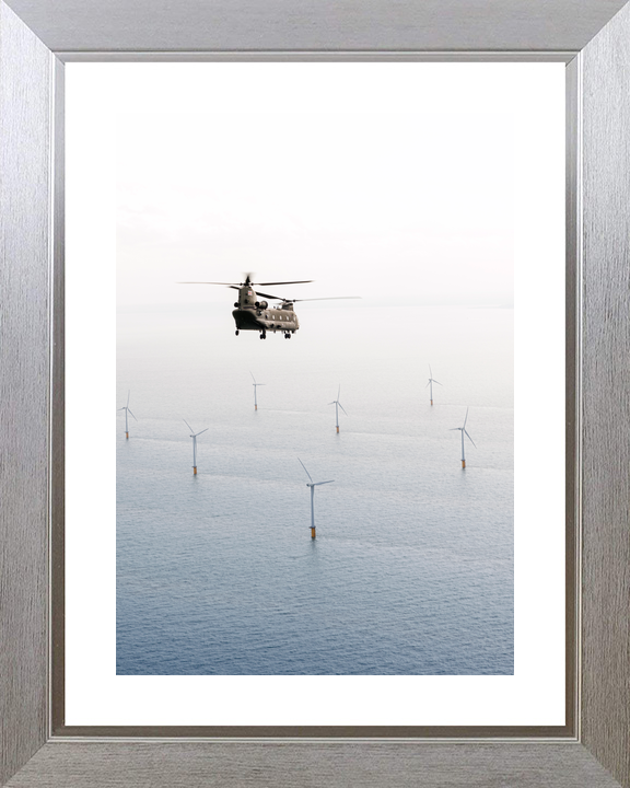 RAF 18 Squadron Chinook Over Offshore Wind Farm August 2026
