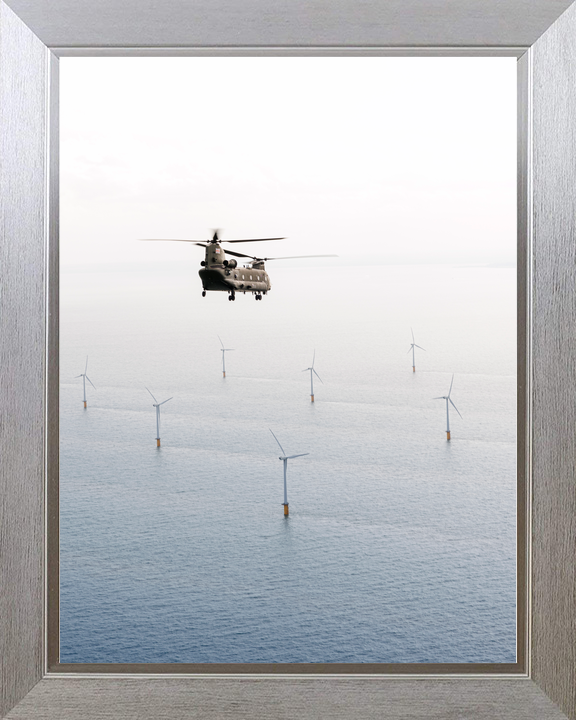 RAF 18 Squadron Chinook Over Offshore Wind Farm August 2026