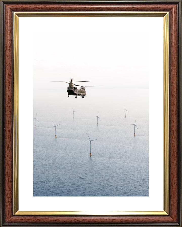 RAF 18 Squadron Chinook Over Offshore Wind Farm August 2026