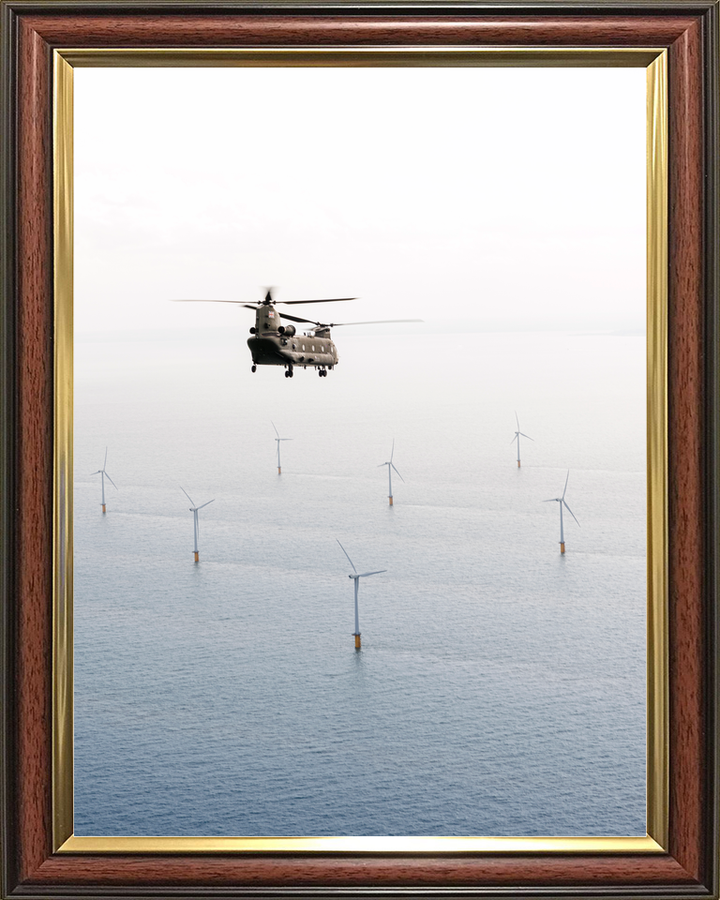 RAF 18 Squadron Chinook Over Offshore Wind Farm August 2026