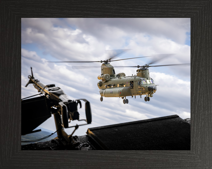 RAF Chinook from Ramp Exercise Greyhound Thunder July 2026