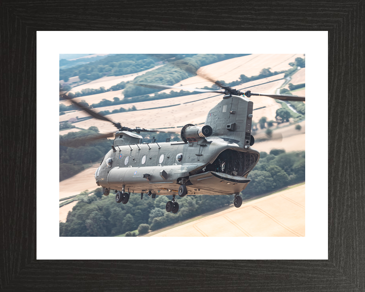 RAF Chinook Over Harvest Fields Greyhound Thunder July 2026