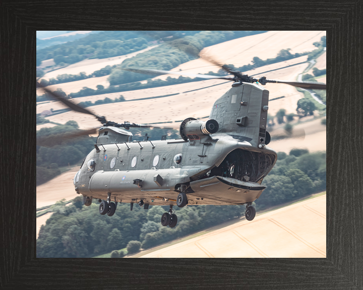 RAF Chinook Over Harvest Fields Greyhound Thunder July 2026