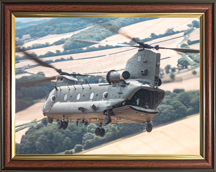 RAF Chinook Over Harvest Fields Greyhound Thunder July 2026