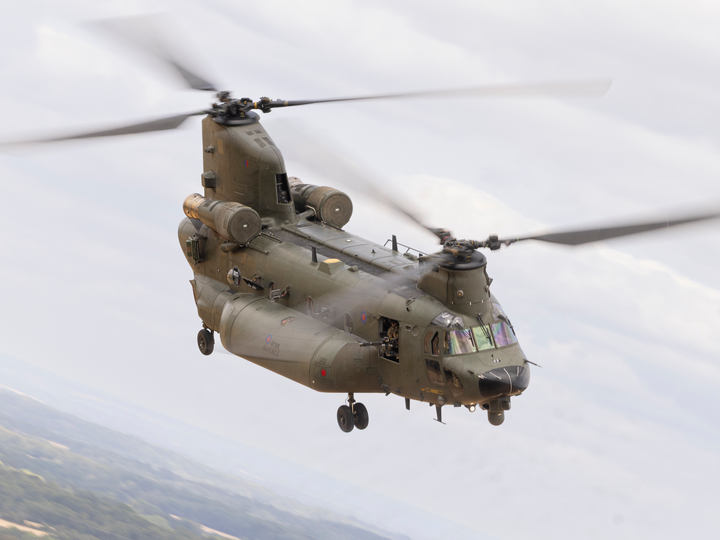 RAF Chinook Banking Exercise Greyhound Thunder July 2026