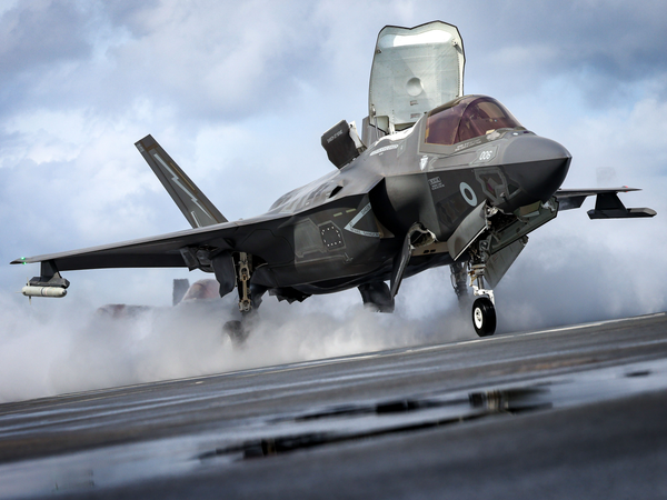 Royal Navy F-35B Lightning Jet Take off June 2025