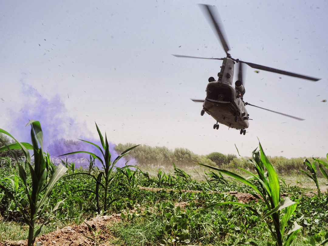 RAF Chinook Casualty Evacuation Afghanistan August 2011