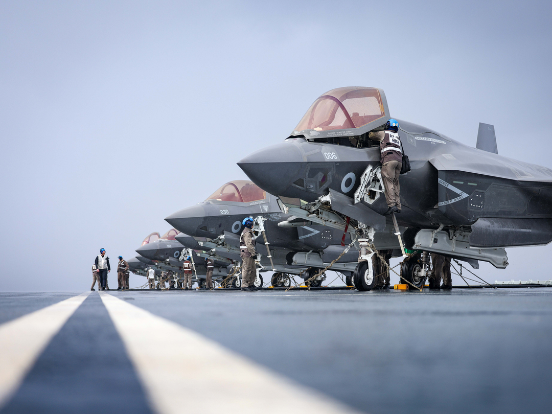 F-35 Lightening Jets preparing for Taking Off 2025 Photo Print - Royal Navy Aircraft Hampshire Prints 6 x 4 No Frame No