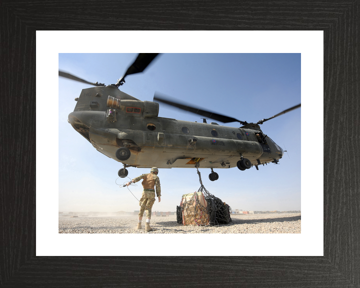 RAF 1310 Flight Chinook Underslung Load Bastion October 2011