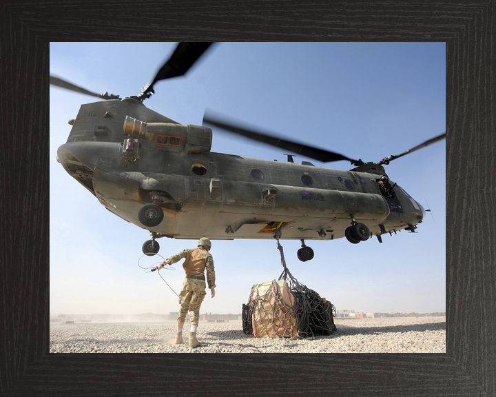 RAF 1310 Flight Chinook Underslung Load Bastion October 2011