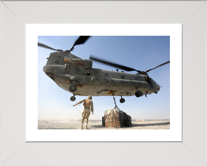 RAF 1310 Flight Chinook Underslung Load Bastion October 2011