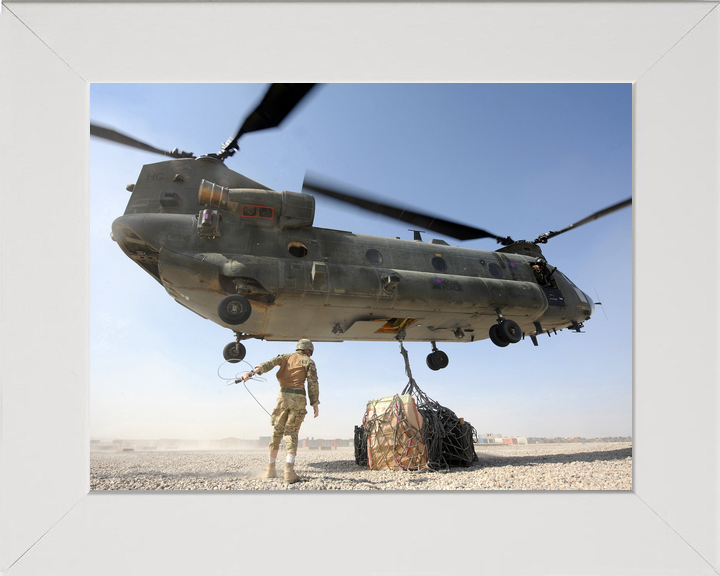 RAF 1310 Flight Chinook Underslung Load Bastion October 2011
