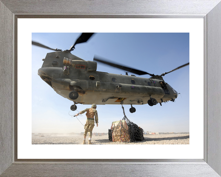RAF 1310 Flight Chinook Underslung Load Bastion October 2011