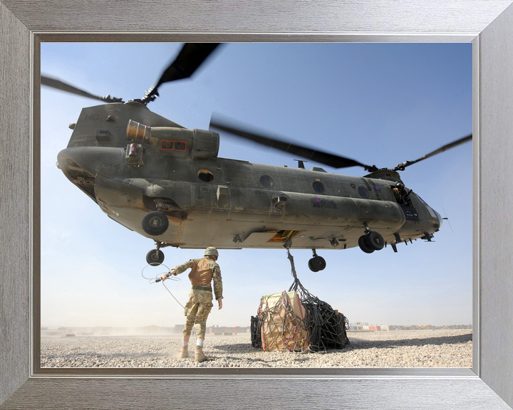 RAF 1310 Flight Chinook Underslung Load Bastion October 2011