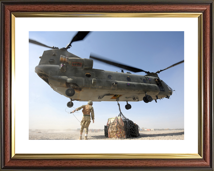 RAF 1310 Flight Chinook Underslung Load Bastion October 2011