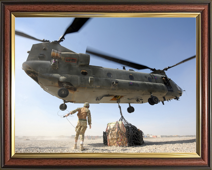 RAF 1310 Flight Chinook Underslung Load Bastion October 2011