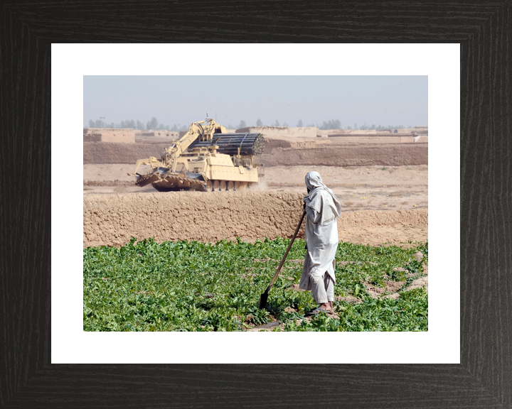 British Army Royal Engineers Trojan Helmand February 2010