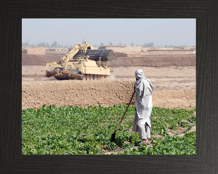 British Army Royal Engineers Trojan Helmand February 2010