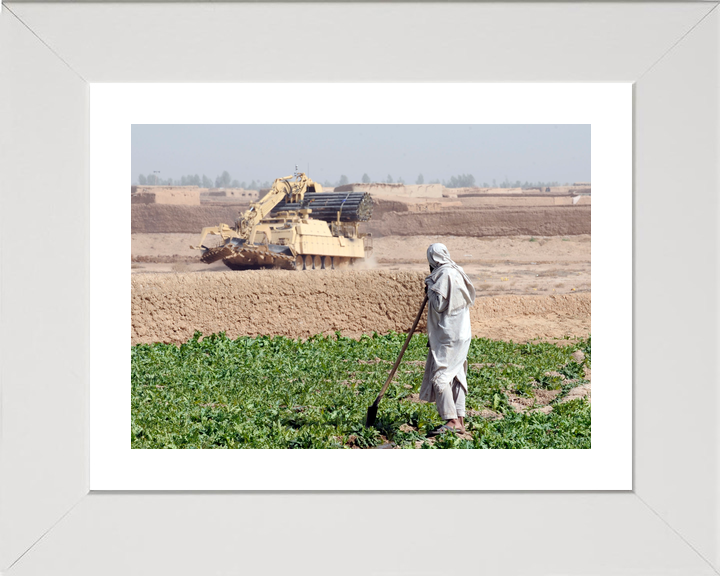 British Army Royal Engineers Trojan Helmand February 2010