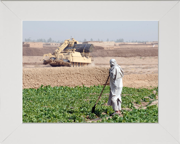British Army Royal Engineers Trojan Helmand February 2010