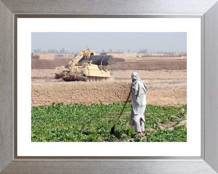 British Army Royal Engineers Trojan Helmand February 2010