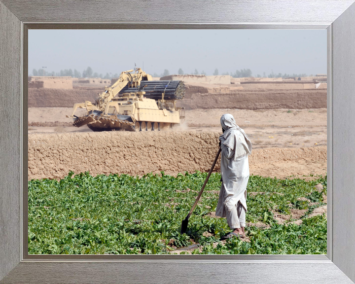 British Army Royal Engineers Trojan Helmand February 2010
