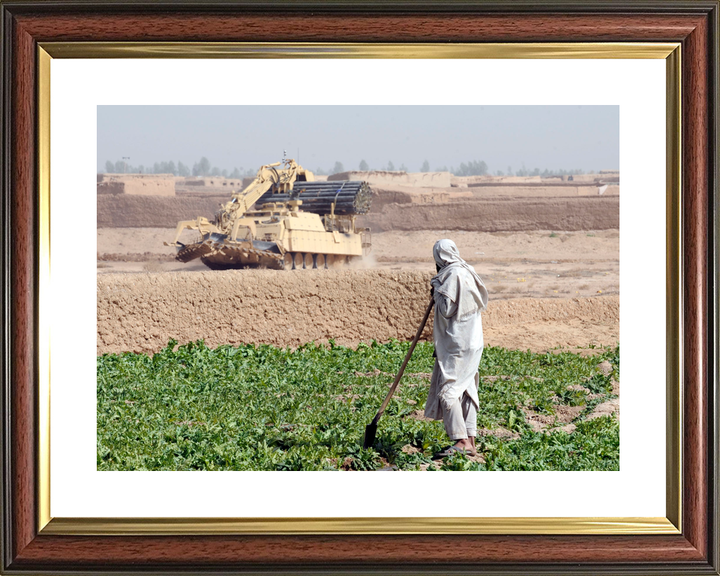 British Army Royal Engineers Trojan Helmand February 2010