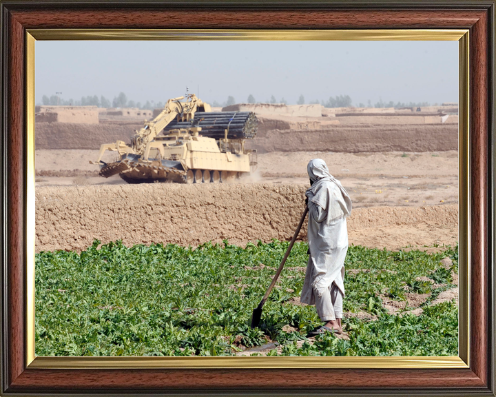 British Army Royal Engineers Trojan Helmand February 2010