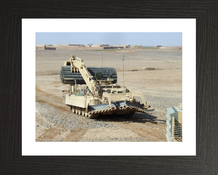 British Army Trojan Leads Convoy Op Moshtarak February 2010