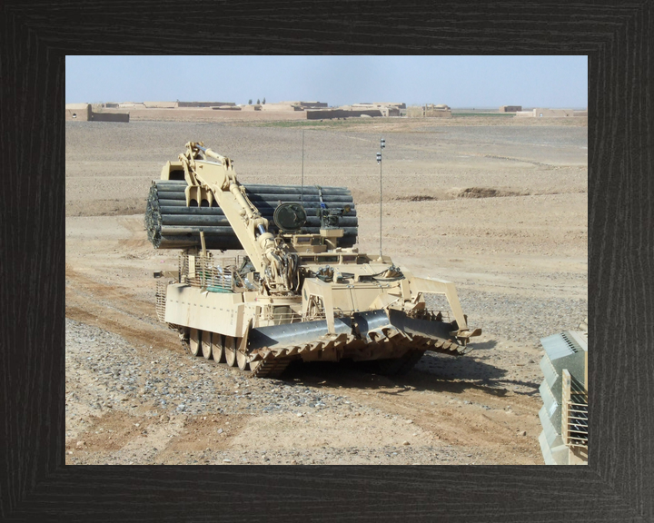 British Army Trojan Leads Convoy Op Moshtarak February 2010