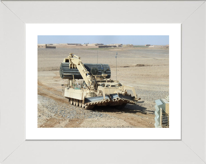 British Army Trojan Leads Convoy Op Moshtarak February 2010