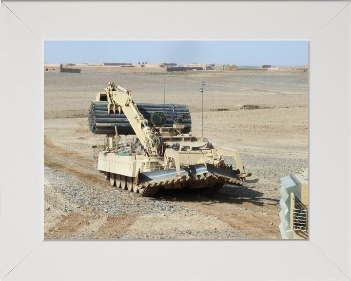 British Army Trojan Leads Convoy Op Moshtarak February 2010