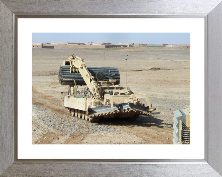 British Army Trojan Leads Convoy Op Moshtarak February 2010